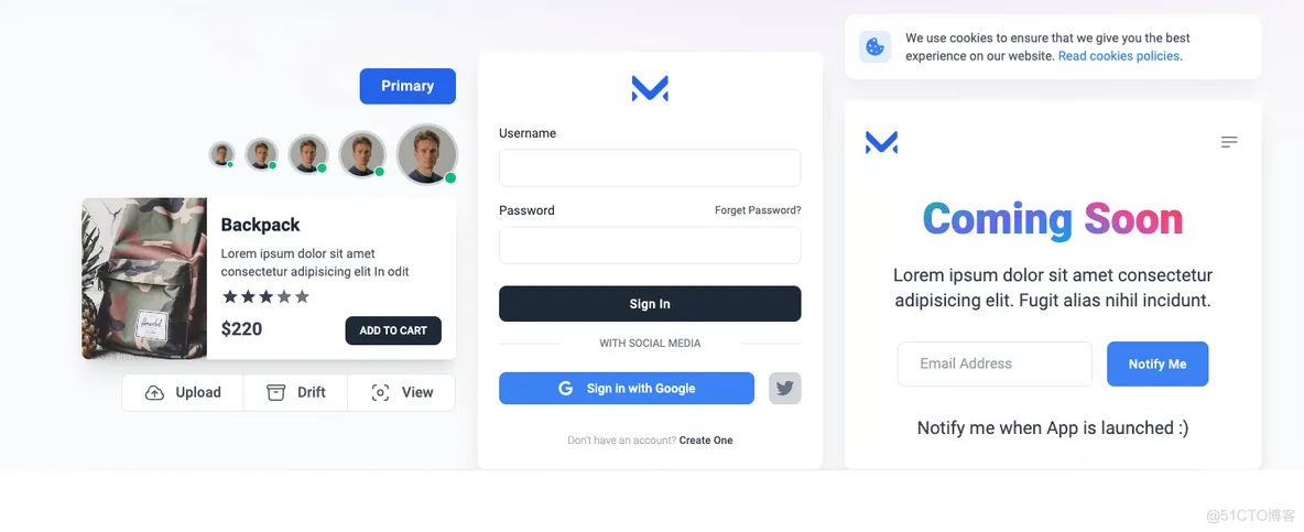 Meraki UI(基于Tailwind CSS构建的开源前端组件库)-CE猫论坛-资源,编程,逆向,分享
